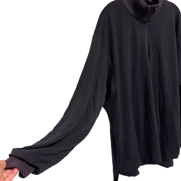 Zero Restriction Navy Double Layer Quarter Zip Pullover Large Preowned - Picture 3 of 6